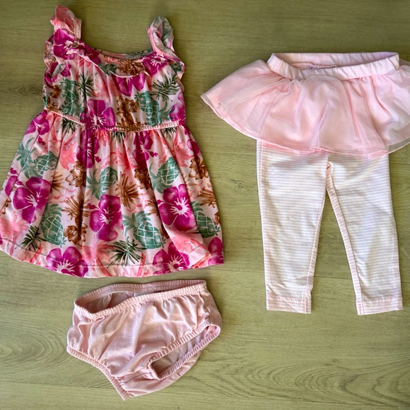 Carter's Other - EUC lot of Carter’s 9m baby girl clothes tutu